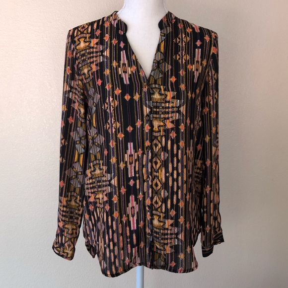 H&M Long Sleeve Blouse Sz 4 - Picture 1 of 4